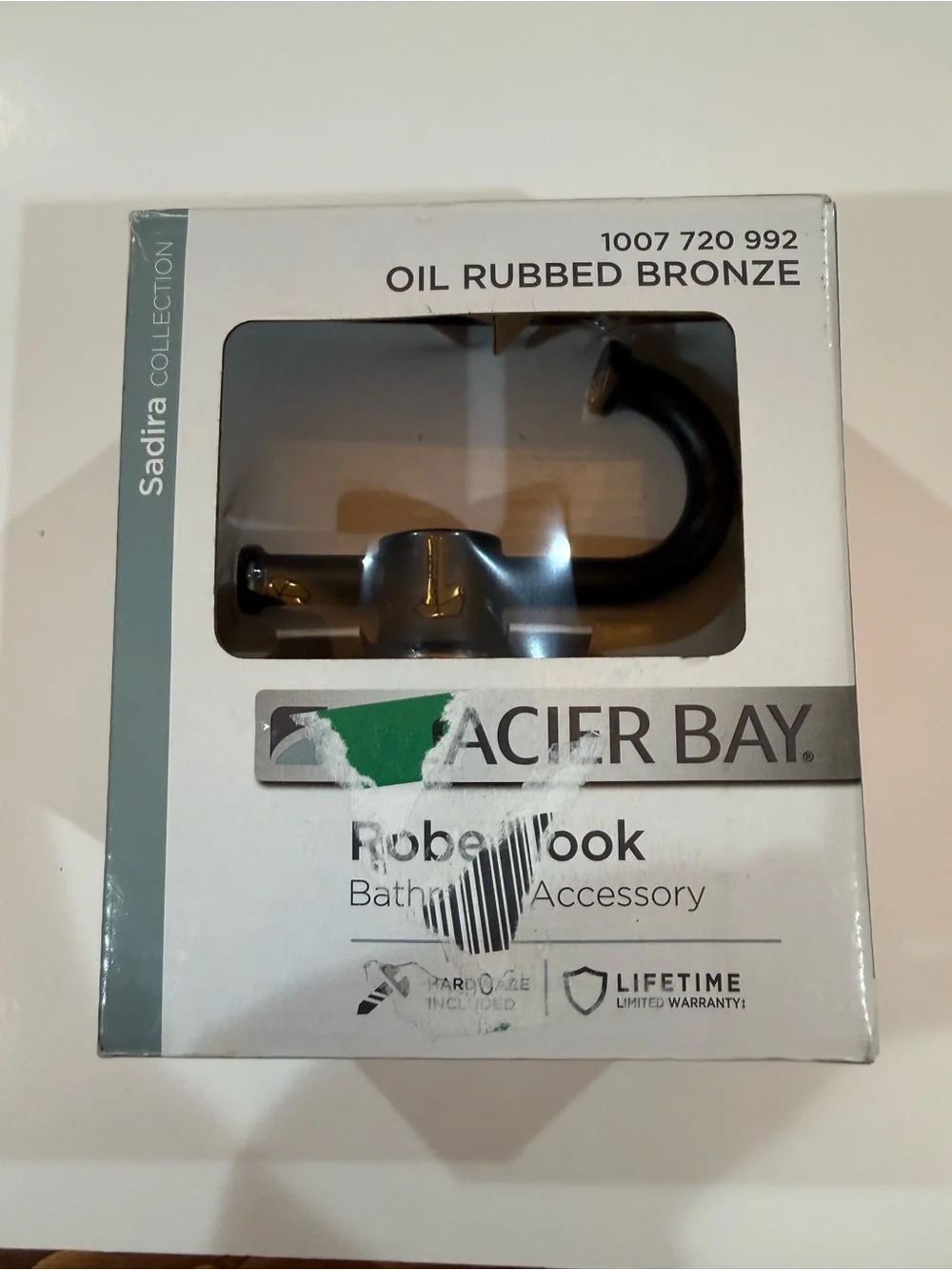 Acier Bay Oil Rubbed Bronze Robe Hook - Sadira Collection